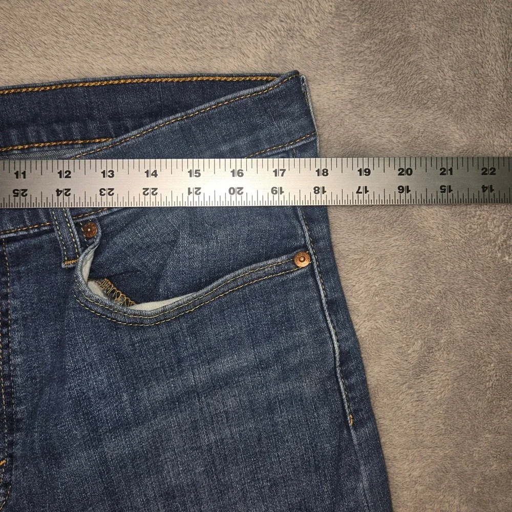 Levis 512 Slim Taper Blue Denim Jeans Mens W36 L28 Medium Wash